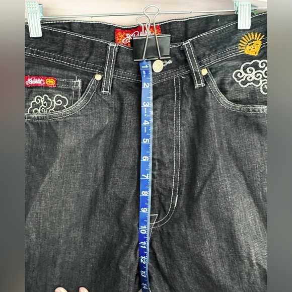 VTG Y2k Ecko Unltd Embroidered Dragon Skater Grunge Baggy Straight Leg 32W X42L - Picture 12 of 16